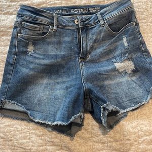 Vanilla Star High Rise Jean Shorts